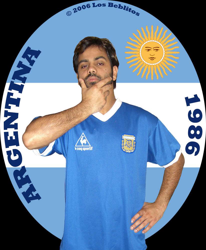 Argentina Away Kit 1986
