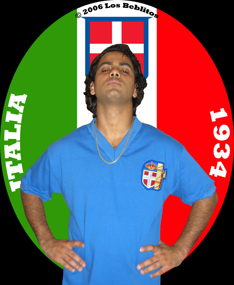 Italy Home and Away Kit 1934