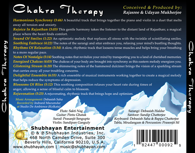 Chakra Therapy - Back Cover
