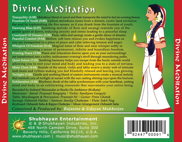 Divine Meditation - Back Cover