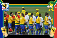 Brazil vs Cote D'ivoire - World Cup 2010