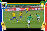 Brazil vs Cote D'ivoire - World Cup 2010