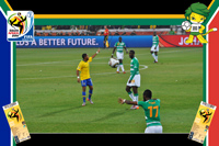 Brazil vs Cote D'ivoire - World Cup 2010