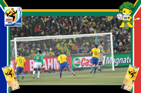 Brazil vs Cote D'ivoire - World Cup 2010