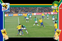 Brazil vs Cote D'ivoire - World Cup 2010