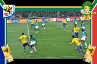Brazil vs Cote D'ivoire - World Cup 2010