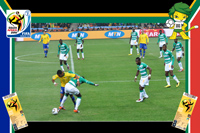 Brazil vs Cote D'ivoire - World Cup 2010