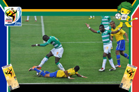 Brazil vs Cote D'ivoire - World Cup 2010