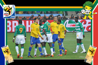 Brazil vs Cote D'ivoire - World Cup 2010