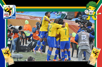 Brazil vs Cote D'ivoire - World Cup 2010