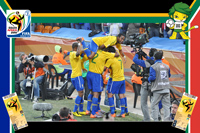 Brazil vs Cote D'ivoire - World Cup 2010