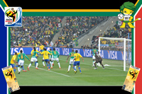 Brazil vs Cote D'ivoire - World Cup 2010