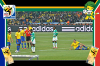 Brazil vs Cote D'ivoire - World Cup 2010