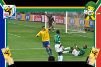 Brazil vs Cote D'ivoire - World Cup 2010