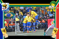 Brazil vs Cote D'ivoire - World Cup 2010