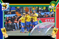 Brazil vs Cote D'ivoire - World Cup 2010