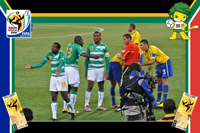 Brazil vs Cote D'ivoire - World Cup 2010