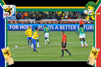 Brazil vs Cote D'ivoire - World Cup 2010