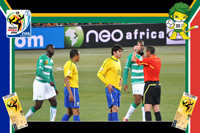 Brazil vs Cote D'ivoire - World Cup 2010