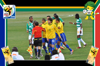 Brazil vs Cote D'ivoire - World Cup 2010