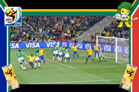 Brazil vs Cote D'ivoire - World Cup 2010