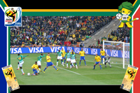 Brazil vs Cote D'ivoire - World Cup 2010