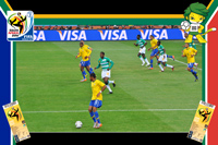 Brazil vs Cote D'ivoire - World Cup 2010