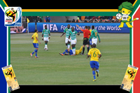 Brazil vs Cote D'ivoire - World Cup 2010