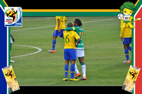 Brazil vs Cote D'ivoire - World Cup 2010