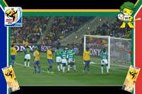 Brazil vs Cote D'ivoire - World Cup 2010