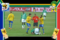 Brazil vs Cote D'ivoire - World Cup 2010