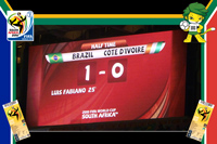 Brazil vs Cote D'ivoire - World Cup 2010