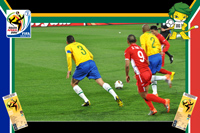 Brazil vs North Korea - World Cup 2010
