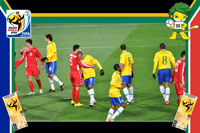 Brazil vs North Korea - World Cup 2010