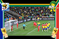 Brazil vs North Korea - World Cup 2010