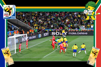 Brazil vs North Korea - World Cup 2010