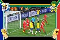 Brazil vs North Korea - World Cup 2010