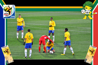 Brazil vs North Korea - World Cup 2010