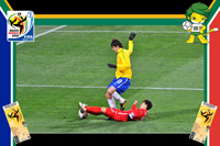 Brazil vs North Korea - World Cup 2010