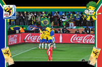 Brazil vs North Korea - World Cup 2010