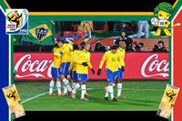 Brazil vs North Korea - World Cup 2010