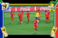 Brazil vs North Korea - World Cup 2010