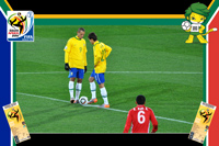 Brazil vs North Korea - World Cup 2010