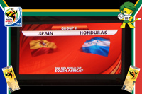 Spain vs Honduras - World Cup 2010