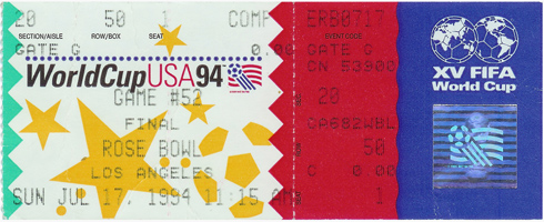 World Cup 1994 Ticket