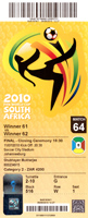 World Cup 2010 Ticket